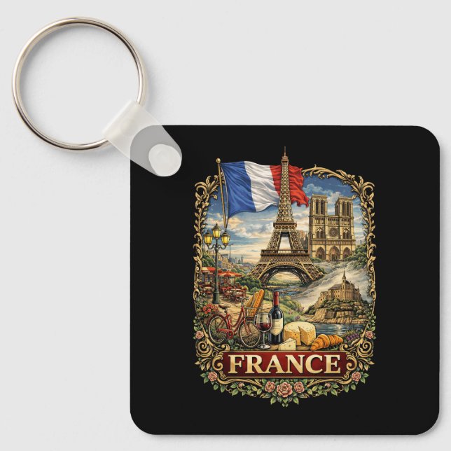 France Key Ring (Front)