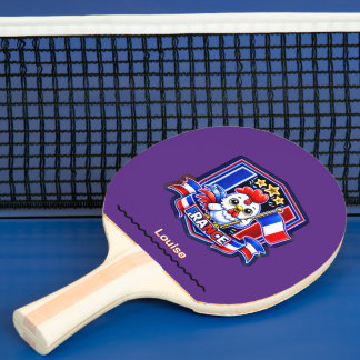 France Kids Ping Pong Paddle