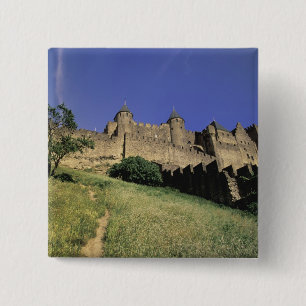 FRANCE, Languedoc Carcassonne 15 Cm Square Badge