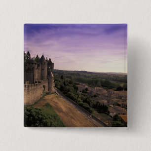 FRANCE, Languedoc Carcassonne 2 15 Cm Square Badge