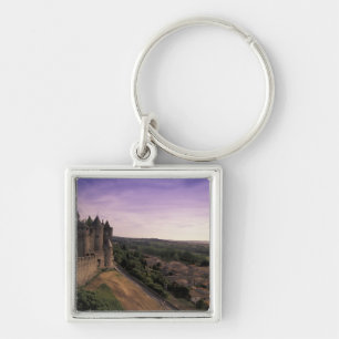 FRANCE, Languedoc Carcassonne 2 Key Ring