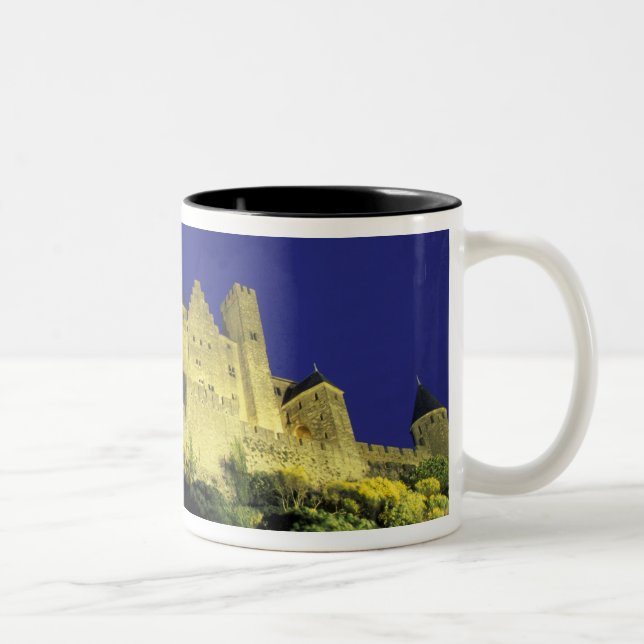 FRANCE, Languedoc Carcassonne Two-Tone Coffee Mug (Right)