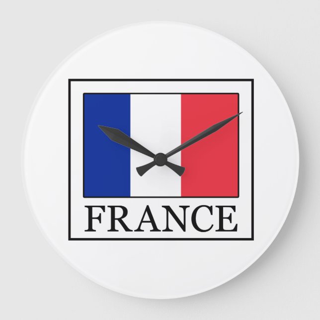France Large Clock (Front)