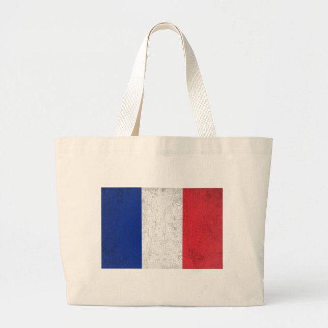 France Large Tote Bag (Front)