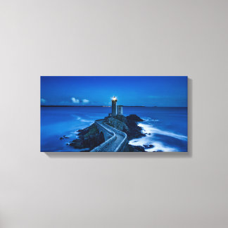 France lighthouse canvas