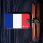 France Luggage Tags, patriotic French Flag Tag<br><div class="desc">Luggage Tag: French Flag & France holiday suitcase,  luggage tags - love my country,  travel,  national patriots / sports fans</div>