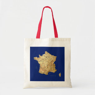 France Map Bag