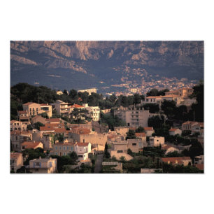 France, Marseille, Provence. Southern suburbs Photo Print