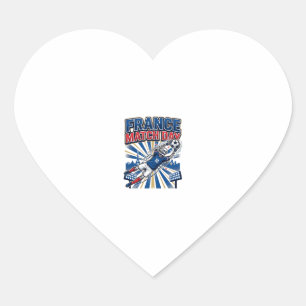 France Match Day Skeleton Striker Nations High Ene Heart Sticker