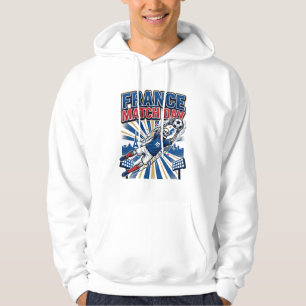 France Match Day Skeleton Striker Nations High Ene Hoodie