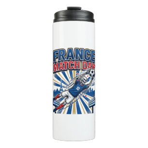 France Match Day Skeleton Striker Nations High Ene Thermal Tumbler
