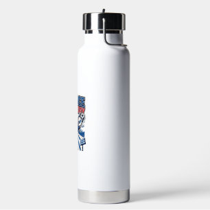 France Match Day Skeleton Striker Nations High Ene Water Bottle