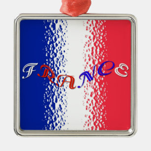 France Metal Ornament