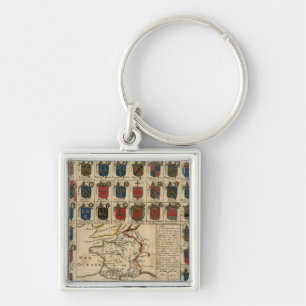 France Military Key Ring