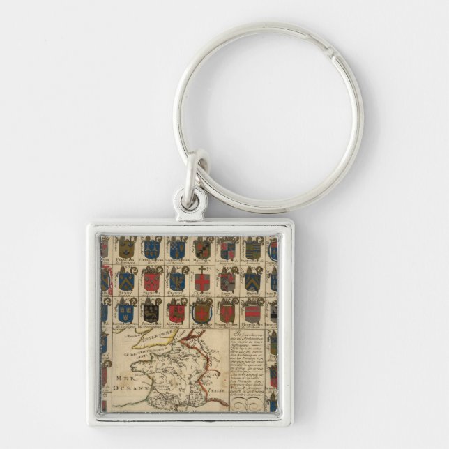 France Military Key Ring (Front)
