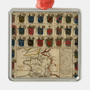 France Military Metal Tree Decoration