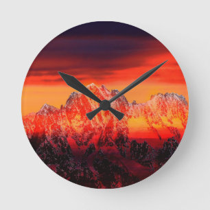 France Mont Blanc Cable Car Round Clock