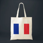 France National World Flag Tote Bag<br><div class="desc">Want everybody to know you represent a certain country? Show off your national pride with this flag of the world product. This item displays a world flag featuring the flag of France.

Visit World Flags Poster at https://www.zazzle.com/worldflagsposter for more products featuring flags and banners from around the world.</div>