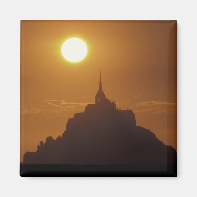 France, Normandy. Mont Saint Michele Magnet (Front)