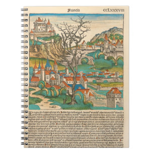 France Nuremberg Chronicle 1493 Mediaeval Old Book
