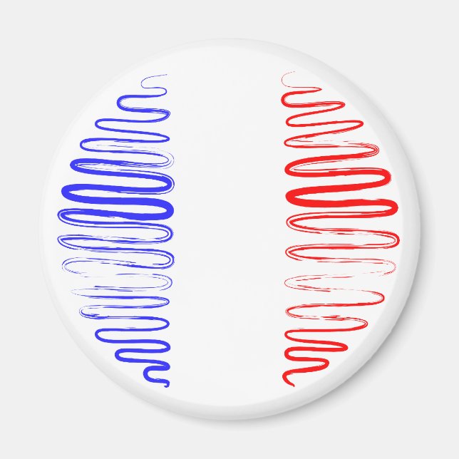 France on White Magnet (Front)