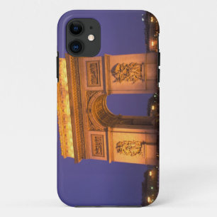 France, Paris, Arc de Triomphe at dusk. Case-Mate iPhone Case