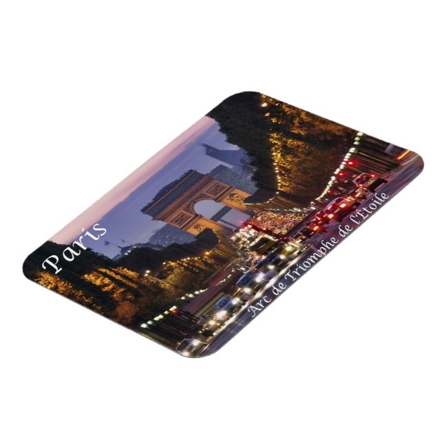 France - Paris - Arc de triomphe de l'Étoile - Magnet (Left Side)