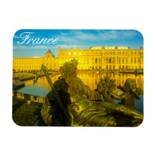 France Paris Architecture Sunset Versailles Magnet