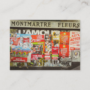 France Paris Cityscape Montmartre Area Enclosure Card