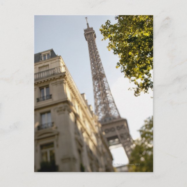 France, Paris, Eiffel Tower 2 Postcard (Front)