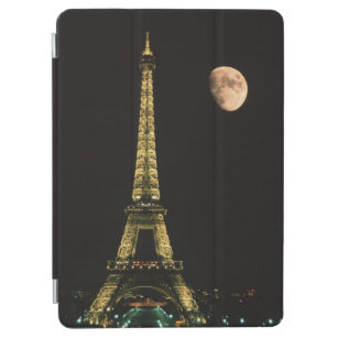 France, Paris. Eiffel Tower at night with iPad Air Cover