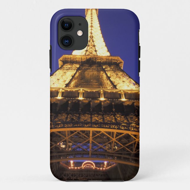 FRANCE, Paris Eiffel Tower, evening view Case-Mate iPhone Case (Back)