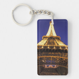 FRANCE, Paris Eiffel Tower, evening view Key Ring