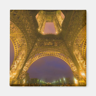 France, Paris. Eiffel Tower illuminated at 2 Magnet