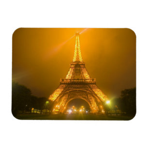 France, Paris. Eiffel Tower illuminated at 3 Magnet