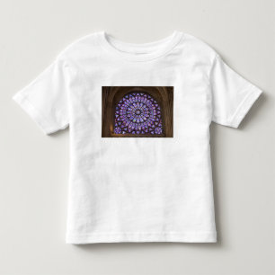 France, Paris. Interior detail of stained glass Toddler T-Shirt