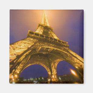 France, Paris. Looking up from base of Eiffel Magnet