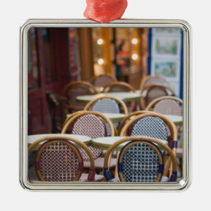 FRANCE, PARIS, Montmartre: Place du Tertre, Cafe 2 Metal Tree Decoration