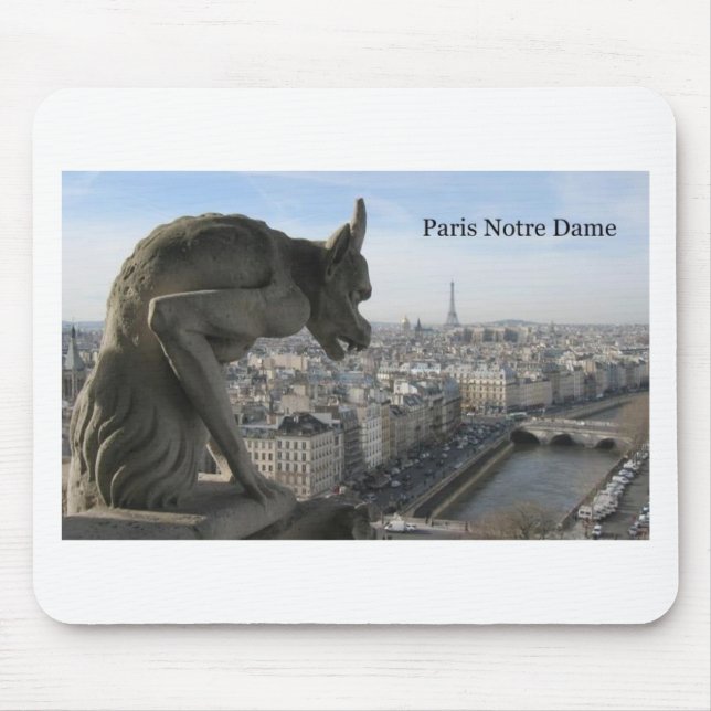 France Paris Notre Dame (by St.K) Mouse Pad (Front)