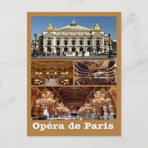 France - Paris - Opéra de Paris - Mosaic - Postcard