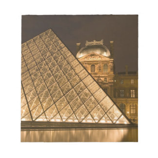 France, Paris. The Louvre at twilight. Credit 2 Notepad