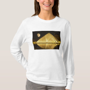 France, Paris, The Louvre Museum, Nighttime T-Shirt