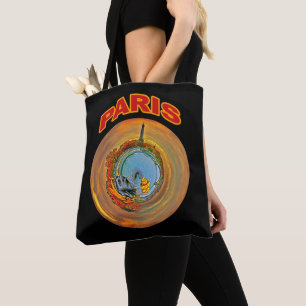France Paris Tote Bag