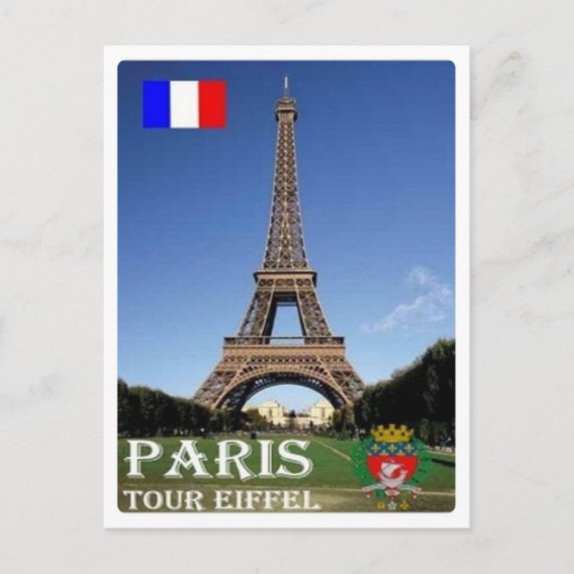 France - Paris - Tour Eiffel - Postcard (Front)
