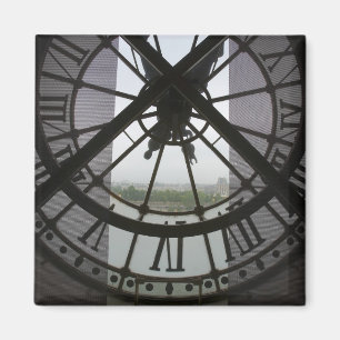 France, Paris. View across Seine River through Magnet