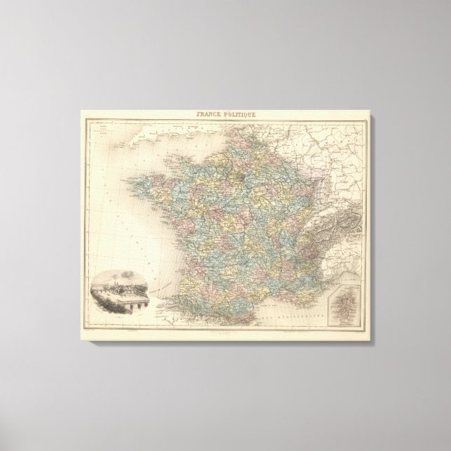 France Politics Canvas Print (Front)