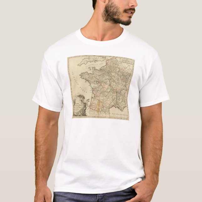 France Postal Roads T-Shirt (Front)