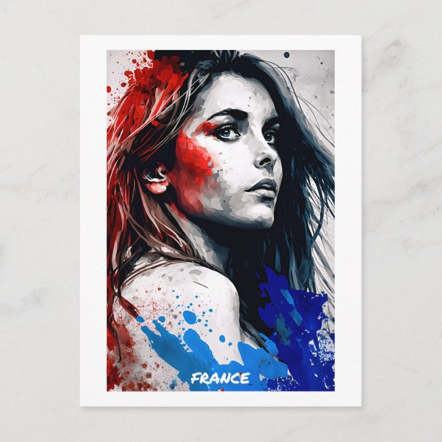 France Postcard Art - World of Women Collection (Front)