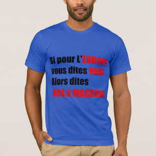 France Presidential Elections 2017 - Blue M Tee