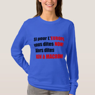 France Presidential Elections 2017 - Blue W Tee